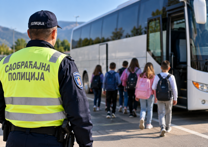 1. Наслов Полиција упозорава пред школске екскурзије: Превоз деце мора бити пријављен 48 сати раније