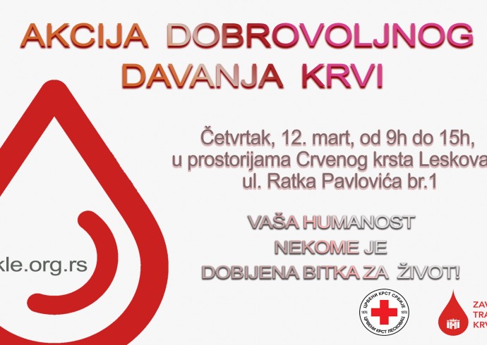 Akcija dobrovoljnog davanja krvi