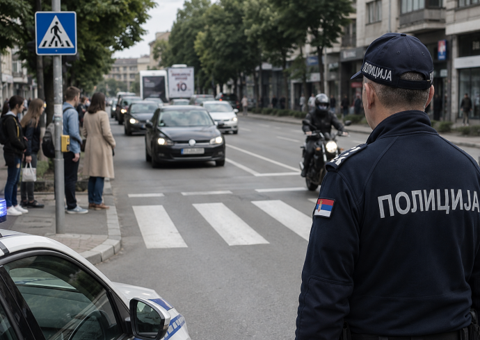 Полиција појачава контролу: пешаци, двоточкаши и брзина код прелаза под посебном пажњом