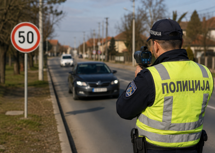 ПУ Лесковац апелује на возаче: Неприлагођена брзина и даље један од највећих ризика на путевима