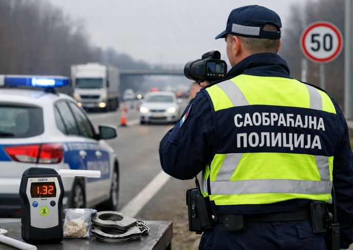 PU Leskovac: Bez nezgoda u poslednja 24 sata, tokom akcije otkriveno 1.778 prekršaja