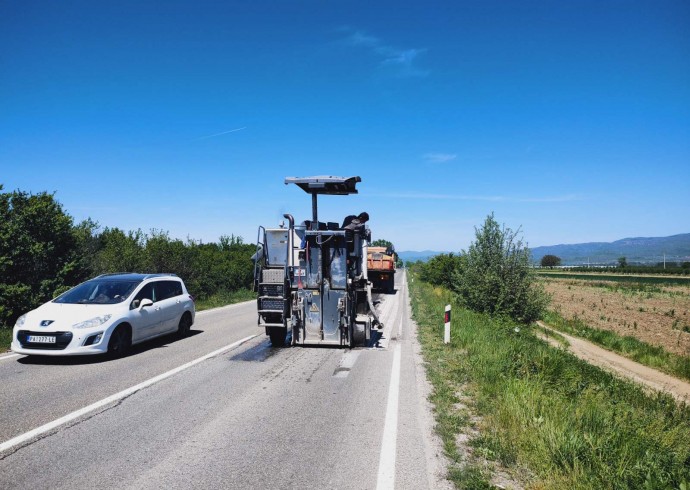 Сарадња Града Лесковца и ЈП „Путеви Србије“: У току радови на обнови старог ауто-пута