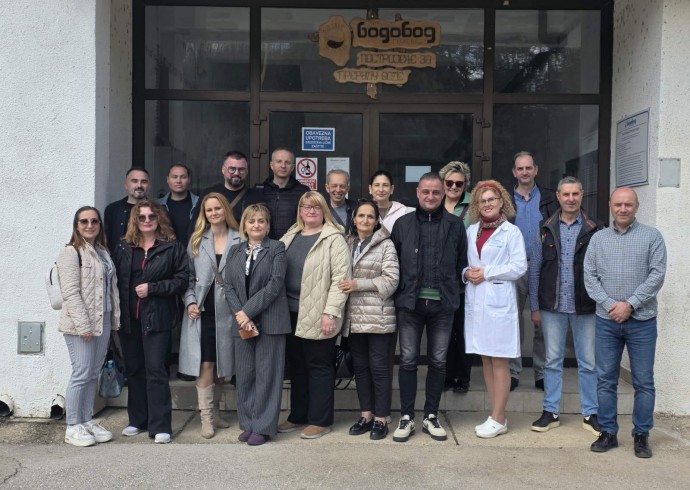 Стручна посета акумулацији Барје и постројењу за прераду воде у Горини