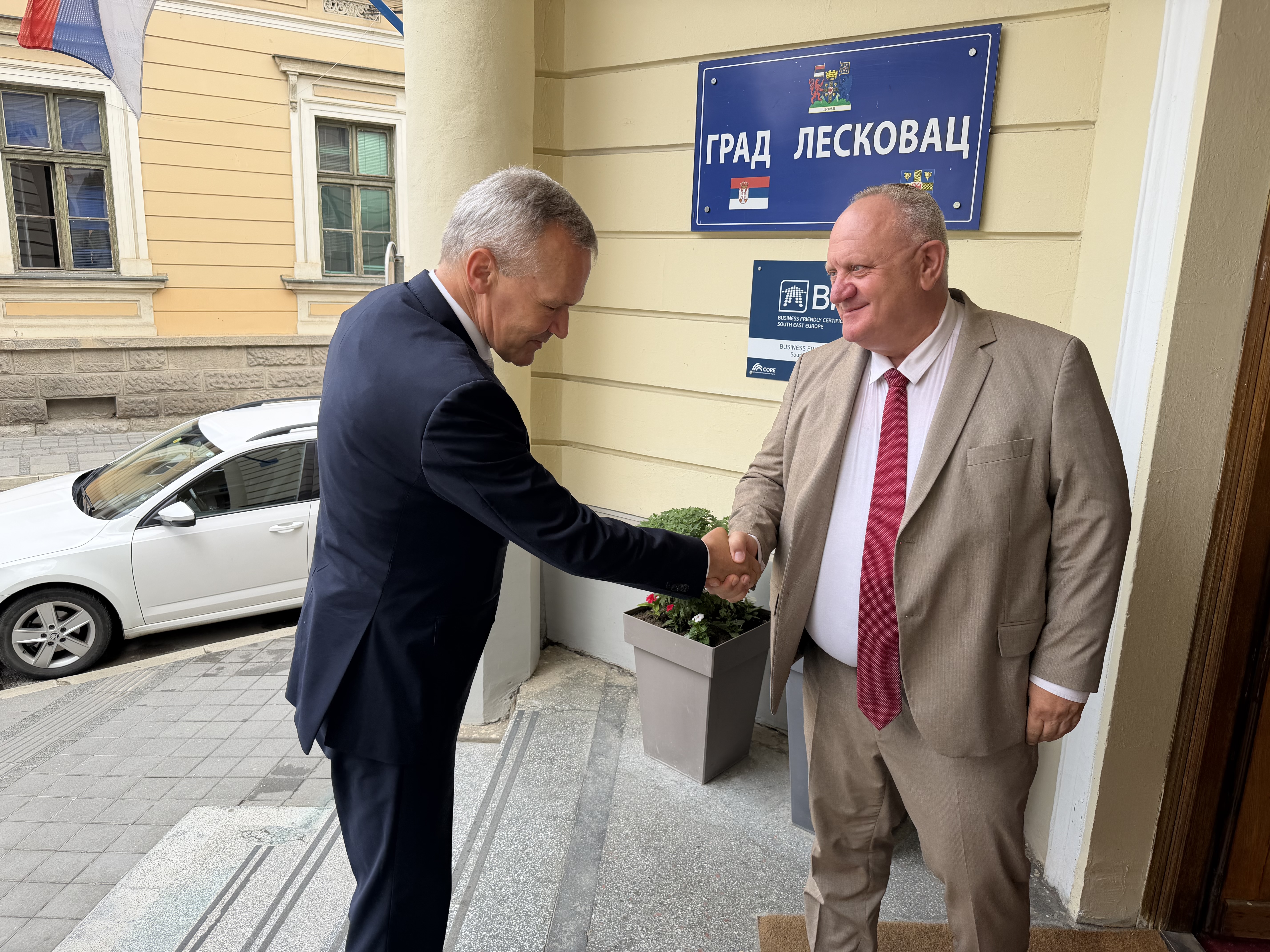 Амбасадор Краљевине Холандије у посети Лесковцу: ОРИО пројекат у завршној фази реализације